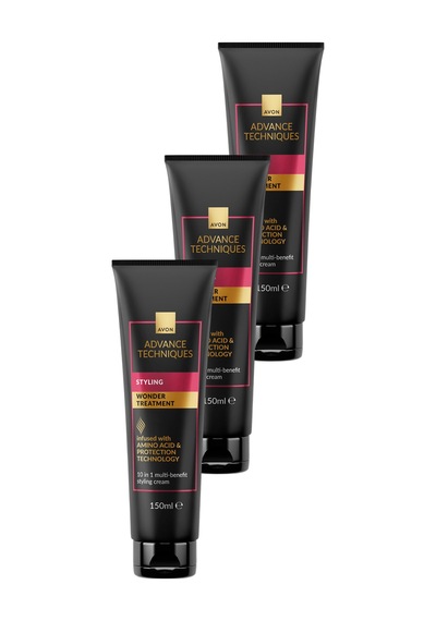Advance Tecniques 10 U 1 Arada Çok Amaçlı Şekillendirici Bakım Kremi 150 Ml. Üçlü Paket
