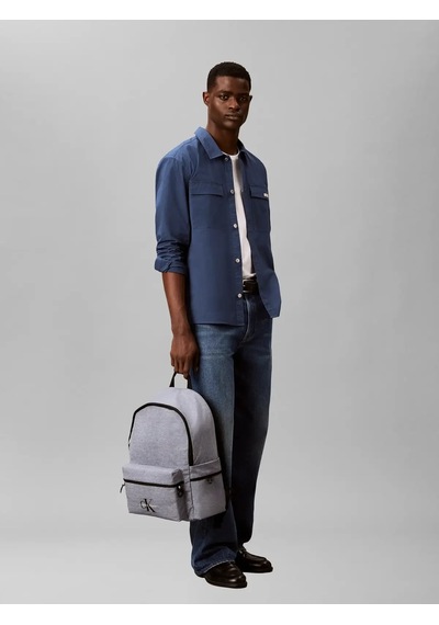 Calvin Klein Bold Heather Round B, Y07 Gri Erkek Sırt Çantası