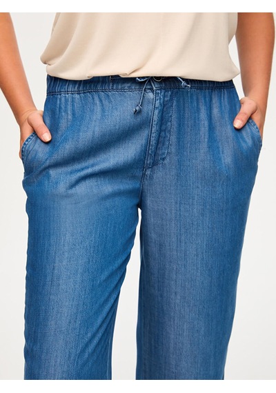 Faik Sönmez Wıde Leg Fıt Liyoselli Jean Pantolon S26jpn009 Us26jpn00927 İndigo