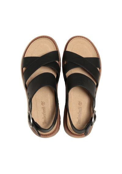Timberland B0a61trw021-r Backstrap Sandal Kadın Sandalet Siyah Kahverengi - Siyah