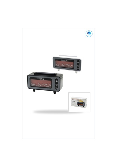 Hava Nemlendirici Mini Şömine 200ml Usb Işıklı Aroma Difüzör Esan