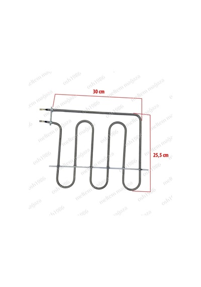 Arçelik İle Uyumlu Armf4 Mini Üst Fırın Rezistans Beko 2000 Watt Fırın Rezistansı