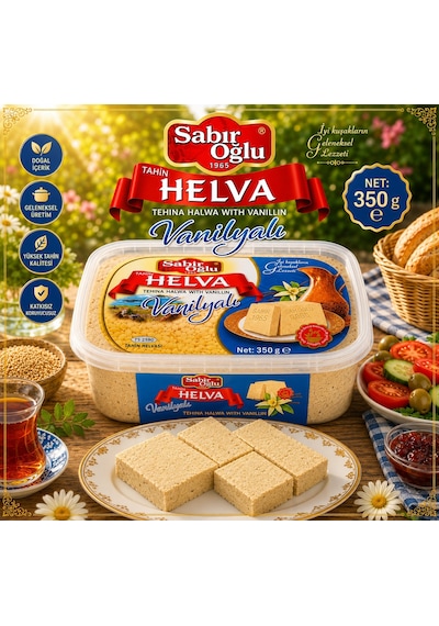 Sabıroğlu Sade Helva Kutu 350 G