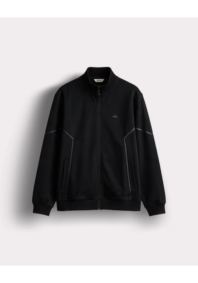 Ellesse 5wm1545-bk Erkek Fermuarlı Sweat Siyah Lacivert