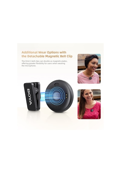 Boya Omic-ub Kablosuz Mikrofon Sistemi 1 Alıcı + 2 Verici + 1 Şarj Kutusu 50m İletim Menzili Dahili Pil Android Telefonlar Bilgisayar Dizüstü Bilgisayar Kamera İçin Canlı Yayın Boya Omic-ub Kablosuz Mikrofon Sistemi 1 Alıcı + 2 Verici + 1 Şarj Kutusu 50m İletim Menzili Dahili Pil Android Telefonlar Bilgisayar Dizüstü Bilgisayar Kamera İçin Canlı Yayın