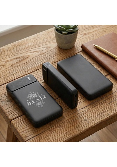 Bk Gift Kişiye Özel İsimli 10.000 Mah Powerbank Pb-4011 -16, Led Göstergeli Taşınabilir Şarj Cihazı, Kurumsal Hediye