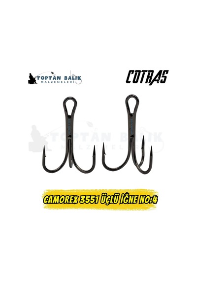 Camorex 3551 Üçlü Çarpma İğne No:4 100 Adet - 23.50 Mm