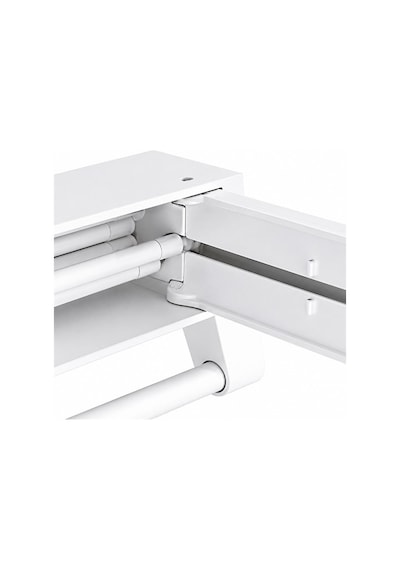 Sn-37717 Katlanabilir Çamaşır Askılığı Duvara Monte Gizli Balkon Akordeon Kurutma Beyaz Çok Renkli