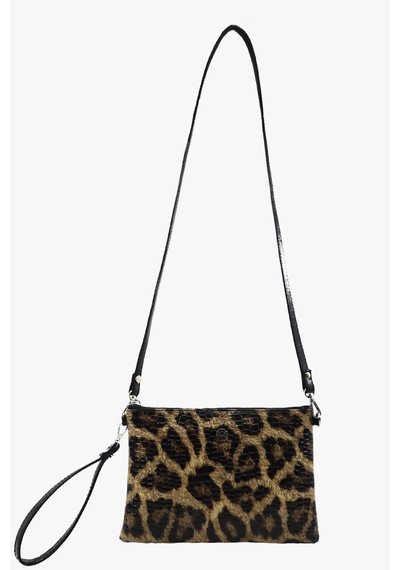 Sosela 67-6019 Kadın Leopar Portföy Çanta Leopar