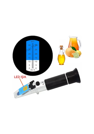 Loyka Led32 Led Işıklı Refraktometre 0-32 Brix