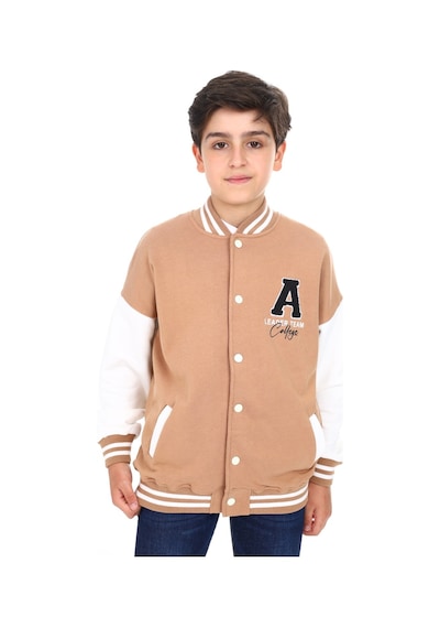 Toontoy Kids Toontoy Erkek Çocuk Kolej Yaka Çıtçıt Kapama Cepli Düşük Omuz Nakış Baskılı Renk Bloklu Örme Hırka - 2 İplik Şardonlu Kahverengi Toontoy Kids Toontoy Erkek Çocuk Kolej Yaka Çıtçıt Kapama Cepli Düşük Omuz Nakış Baskılı Renk Bloklu Örme Hırka - 2 İplik Şardonlu Kahverengi