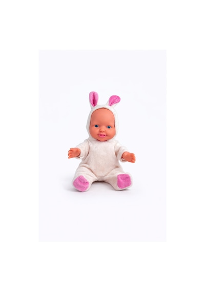 Toyx Sevimli Tavşan Kostümlü Oyuncak Bebek Yumuşak Peluş Tasarım, 3+ Yaş