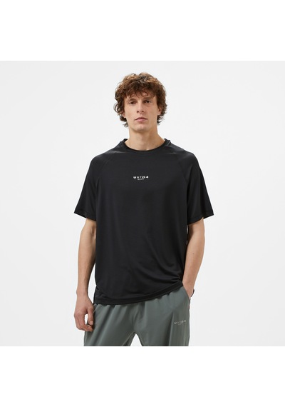 United4 Unıted4 Erkek Siyah T-shirtu4ctm1