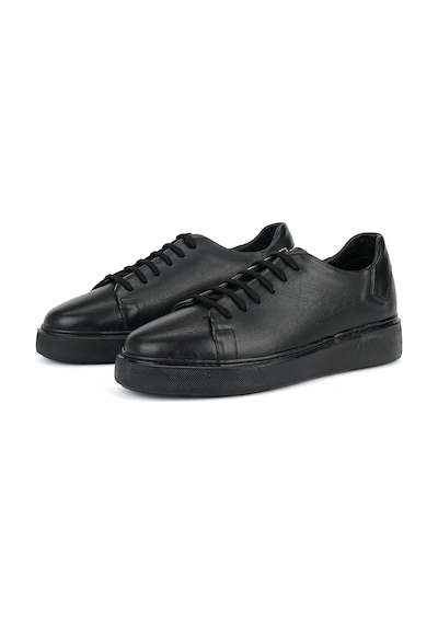 Ziya, Erkek Hakiki Deri Sneaker 161423z5141 Siyah 161423z5141 000