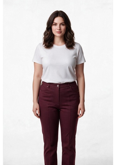 De White's Kadın Pantolon 27k21727 Bordo