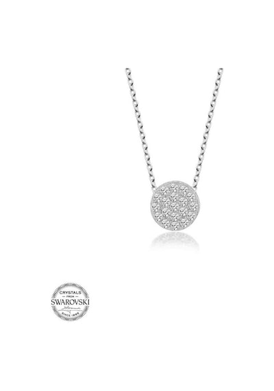 Swarovski Taşlı Gümüş Çember Kadın Kolye (551181320)