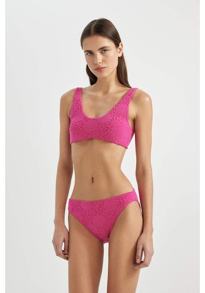 DeFacto Regular Fit Çiçekli Bikini Altı-Fall in Love B6902AX24SMPN615