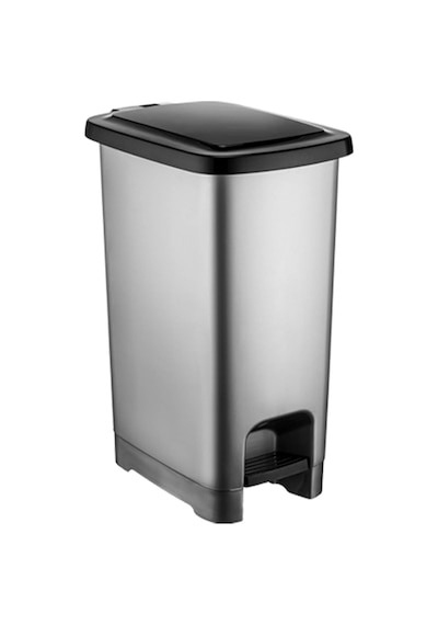 Slim Pedallı Plastik Çöp Kovası 15 Lt Çok Renkli