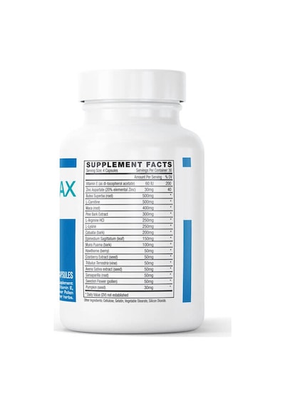 Semenax L-Arginine Maca Bitkisel Karışımlı Takviye Edici Gıda 120 Kapsül