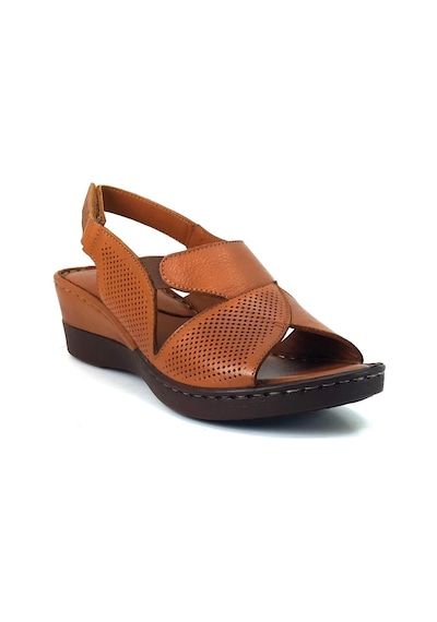 Venüs 21981113 24ys Kadın Günlük Sandalet - Taba-taba Taba