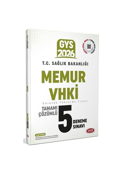 Data 2026 Gys Sağlık Bakanlığı Memur Ve Vhki 5 Deneme Çözümlü Görevde Yükselme Data Yayınları