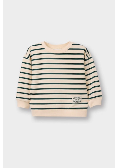 Defacto Erkek Bebek Regular Fit Bisiklet Yaka Çizgili Sweatshirt Kumaşı Sweatshirt E0280a526spbg319 Bej-bg319 Defacto Erkek Bebek Regular Fit Bisiklet Yaka Çizgili Sweatshirt Kumaşı Sweatshirt E0280a526spbg319 Bej-bg319