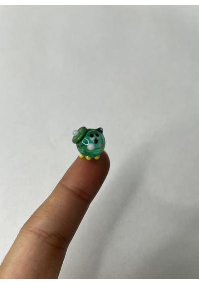 El Yapımı Mini Murano Cam Kedi Biblo A146-02