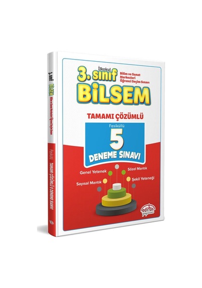 Editör Yayınları 3. Sınıf Bilsem Hazırlık Kitapları Seti 4 Lü Set