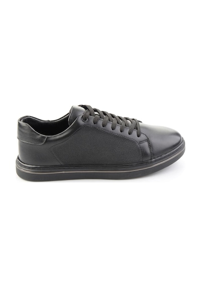 Bambi Siyah Napa Hakiki Deri Erkek Sneaker E01807203043