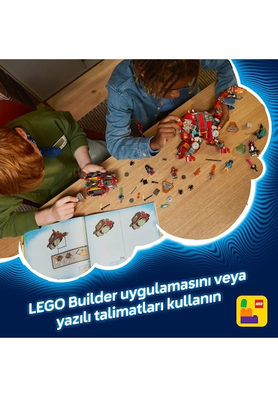 LEGO® DREAMZzz™ Dinozor Jet 71514 – 9 Yaş ve Üzeri Çocuklar için 4 Minifigür İçeren Yaratıcı Oyuncak Yapım Seti (1007 Parça)