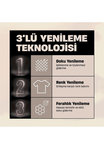 Açık Renkliler Sıvı Çamaşır Deterjanı 2.97 Litre, 3l, 54 Yıkama 4 Paketi