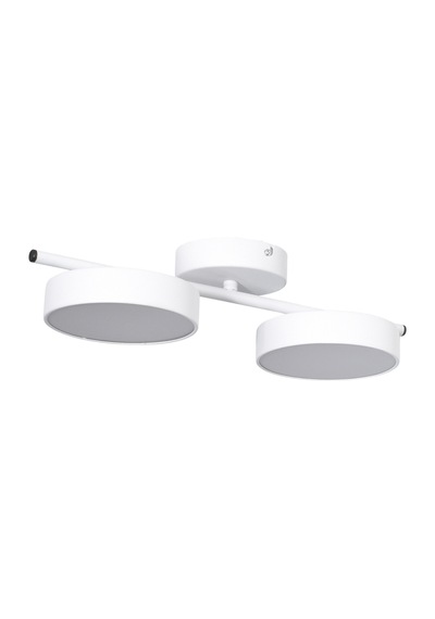 Tual Modern Salon Yatak Odası Giyinme Odası Mutfak Beyaz Işık Ledli Beyaz Renk 2 Li Led Avize Beyaz2 Beyaz2