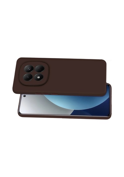 Flzdgnkr Newface Xiaomi Redmi Note 15 4g First Silikon - Kahverengi