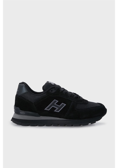 Hammer Jack Peru Kadın Hakiki Deri Sneakers Ayakkabı-siyah Füme Siyah - Füme