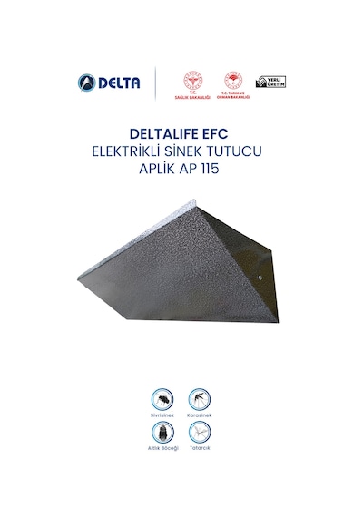 Deltalife Elektrikli Sinek Öldürücü Yapışkan Plakalı Uv Lambalı Ap-115