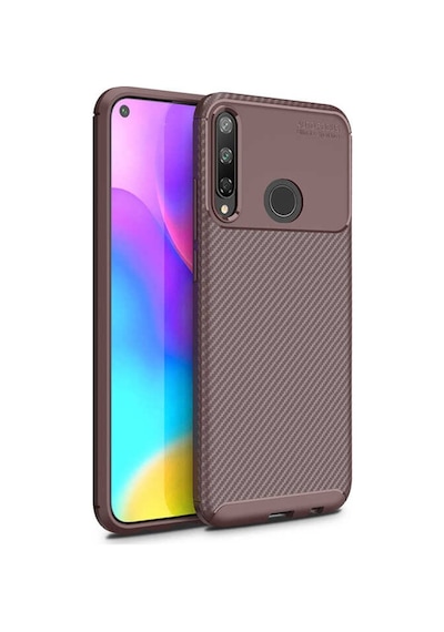 Huawei P40 Lite E Kilif Karbon Silikon Case 433131150
