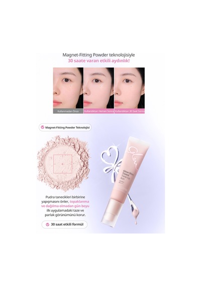 Missha Glow Skin Tinted Tone-Up Sun Pürüzsüzleştirici Aydınlatıcı ve Ton Eşitleyici Güneş Kremi SPF50+ Pa++++ 30 ML