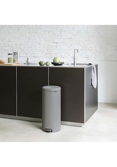 Brabantia Çöp Kutusu 30 Litre Newicon Pedallı Beton Gri 119187 Gri