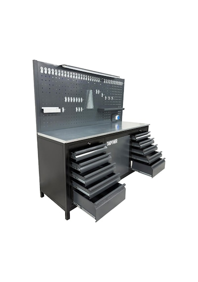 Takpower Ttr4410 2 Metre Takım Tezgahı 10 Çekmeceli 1 Dolaplı