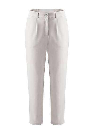 Goffra Kadın Flexon Ultra Esnek Relaxed Beli Lastikli Jogger Pantolon Taş W702-r0433-08
