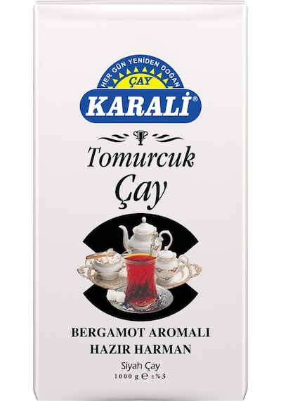 Karali Tomurcuk Bergamot Aromalı Siyah Dökme Çay 1 KG