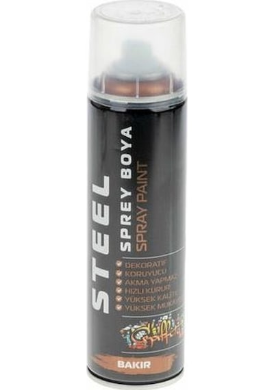 Steel Sprey Boya Bakır 200ml Ck-3216
