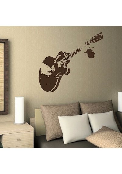 Klasik Gitar Müzik Duvar Sticker Klasik Gitar Müzik Duvar Sticker