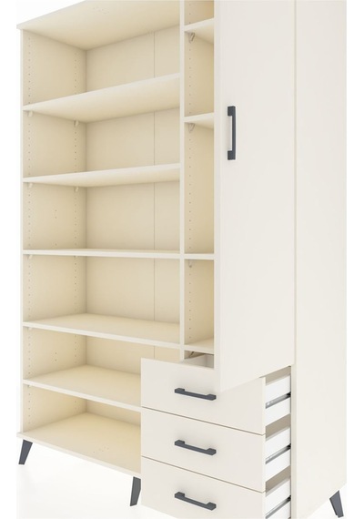 Hyperion Dolap 9 Raflı 3 Çekmeceli Tek Kapaklı 132x44x195 Aytaşı-aytaşı/aytaşı Aytası/aytası Hyperion Dolap 9 Raflı 3 Çekmeceli Tek Kapaklı 132x44x195 Aytaşı-aytaşı/aytaşı Aytası/aytası