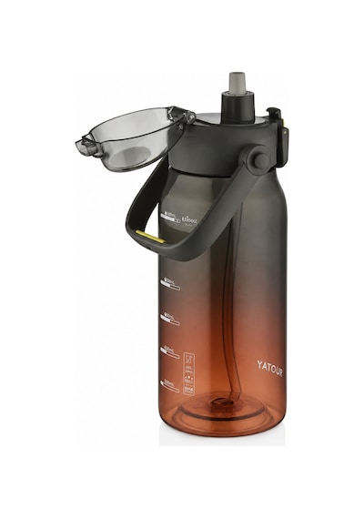 Shotay Gradıent Trıtan Matara Siyah 1500 Ml.