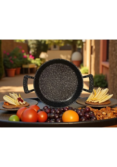 Mybru Döküm Omlet Tava 22 Cm Siyah