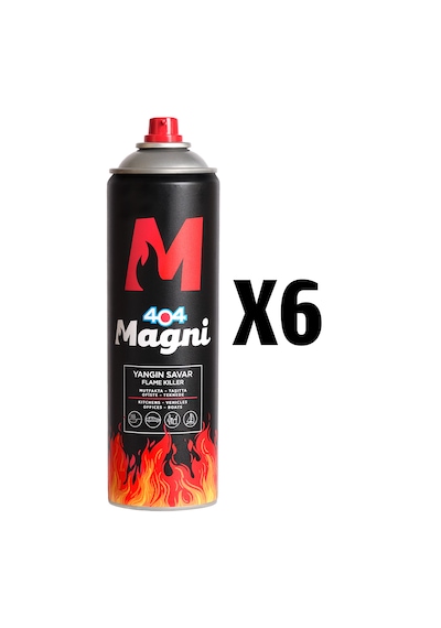 404 Magni Yangın Söndürücü Sprey 500 ML 6'lı