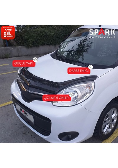 Renault Kangoo 2014-2021 Yıl Aralığı Uyumlu Kaput Rüzgarlığı 3mm