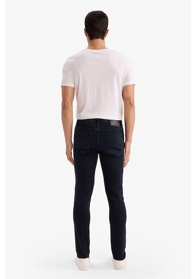 Defacto Pedro Slim Fit Dar Kalıp Normal Bel Dar Paça Jean Pantolon G3229ax25aunm83 İndigo-nm83
