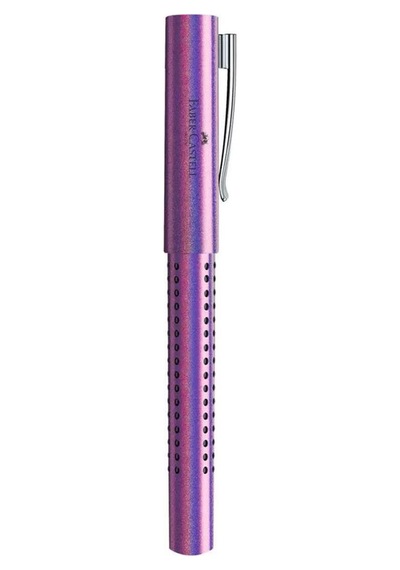 Faber Castell Grip Dolmakalem M Uç Mor Işıltılı Çok Renkli